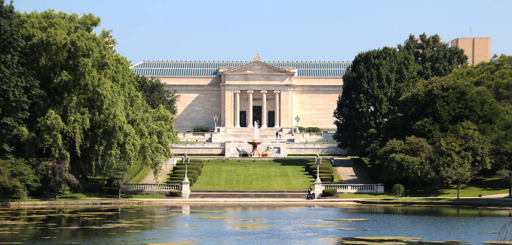 Exterior of the Cleveland Museum of Art in Ohio